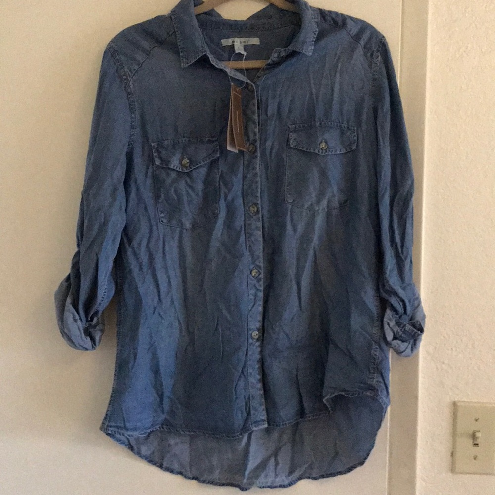 Chambray button down.